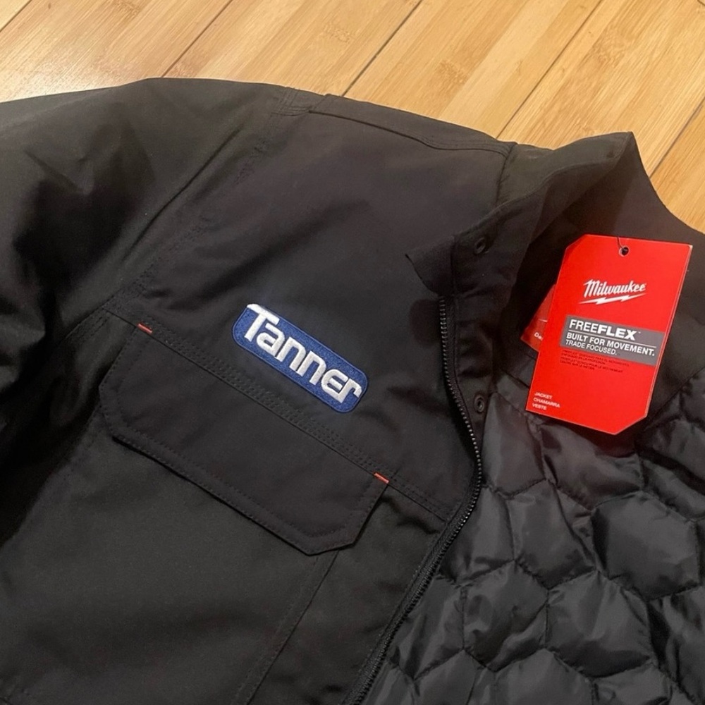 Milwaukee Black Performance Jacket with Flag Patc… - image 8